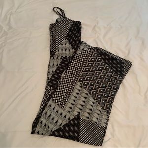 Daisy Street Wide Leg Geometric Jumpsuit